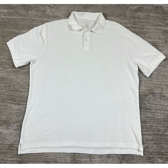 Saddlebred Shirt Mens Extra Large‎ White Polo Easy Care - Picture 1 of 9